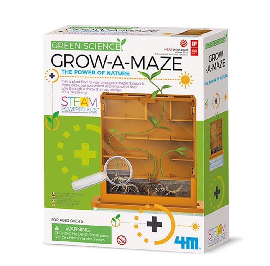 Kreativ-Spiele - 4M Industrial Development Grow-A-Maze - Green Science - 68251