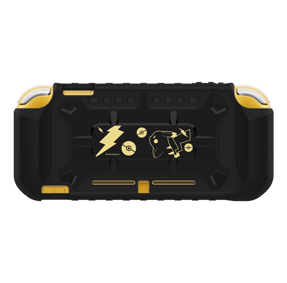Gaming Zubehör - HORI Hybrid System Armor (Pokémon: Pikachu Black & Gold) - Miscellaneous Zubehör für Spielkonsole - Nintendo Switch Lite - NS2-077U