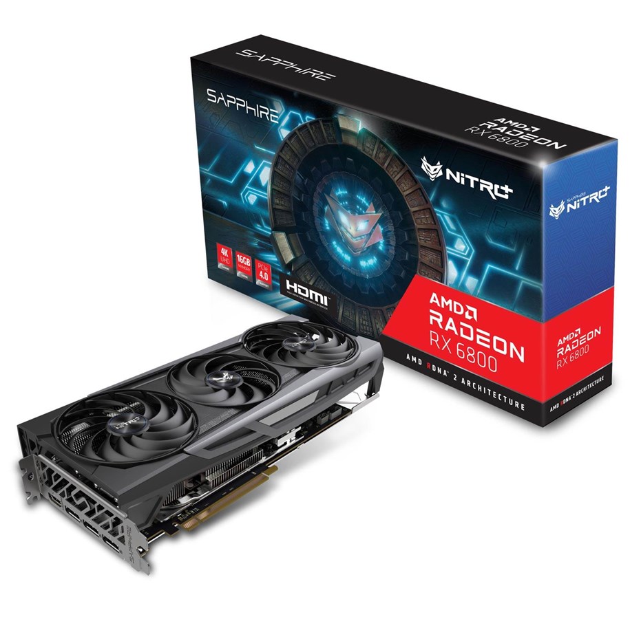 Grafikkarte - Sapphire Radeon RX 6800 NITRO+ - 16GB GDDR6 RAM - Grafikkarte - 11305-01-20G