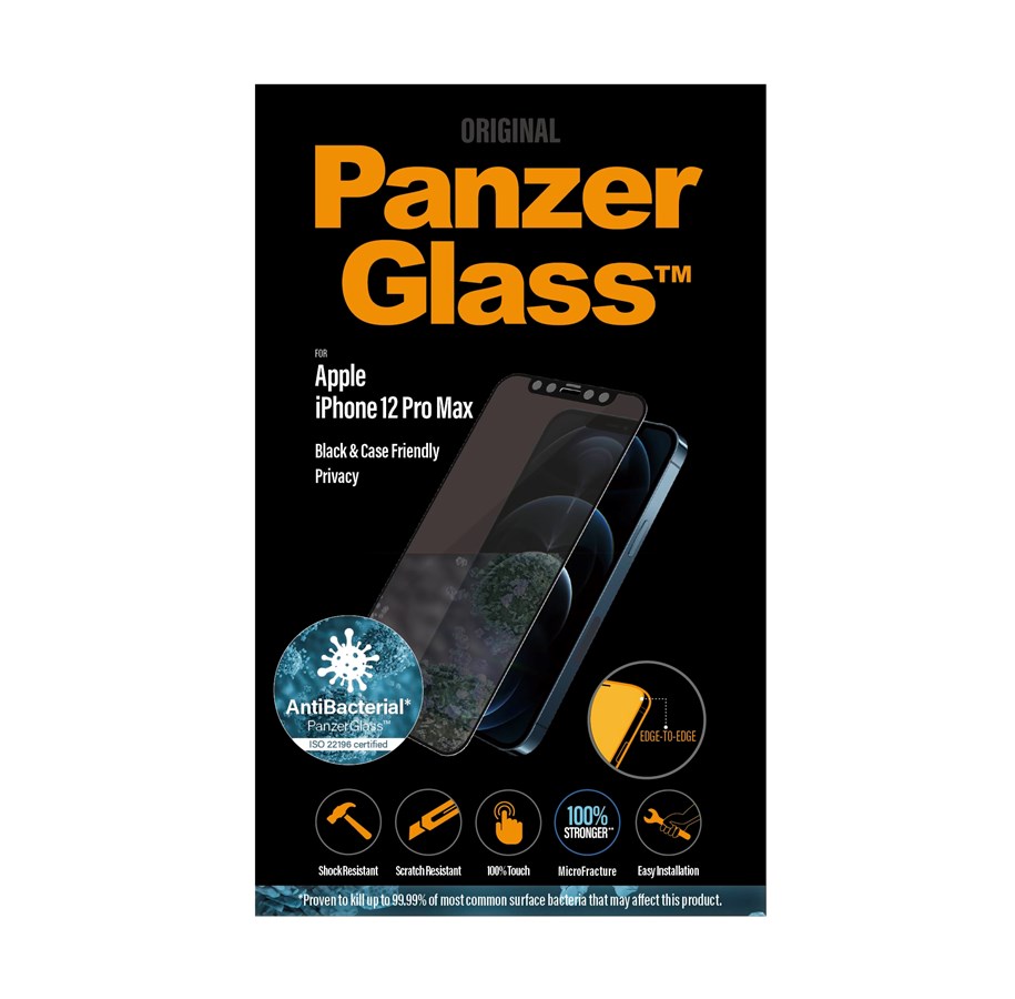 Handys - Schutzfolie - PanzerGlass Privacy Screen Protector Apple iPhone 12 Pro Max | Edge-to-Edge - PANZERP2712
