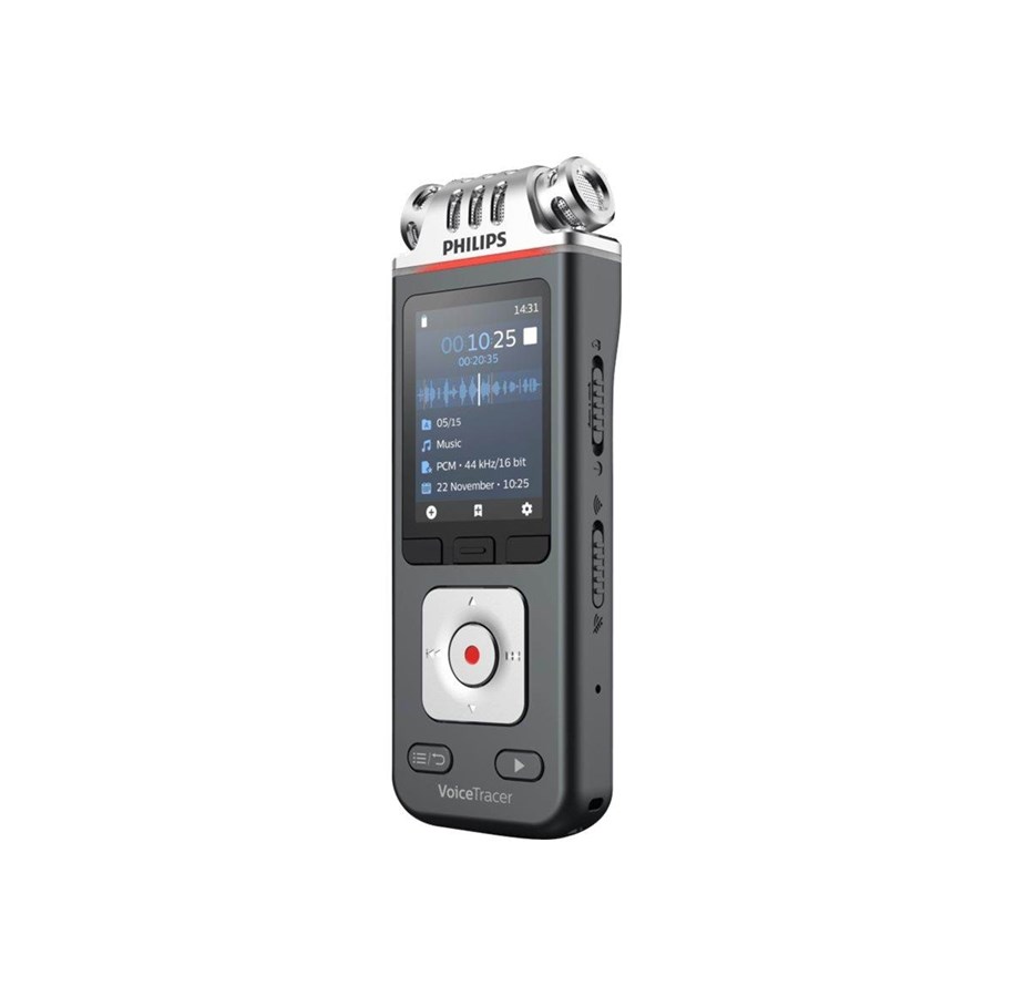 MP3-Player & Zubehör - Philips Digital Voice Tracer - MP3 Spieler 8 GB - DVT7110