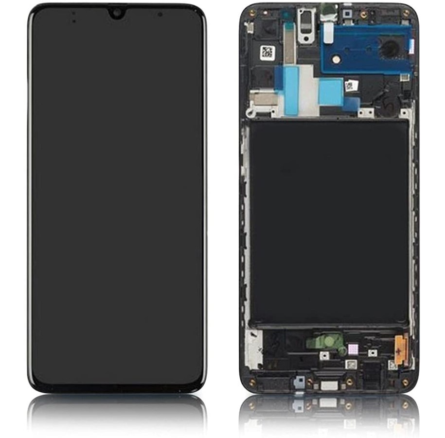 Handys - Anderes Zubehör - Samsung Front LCD Asm Black SM-A705 Galaxy A70 - GH82-19747A