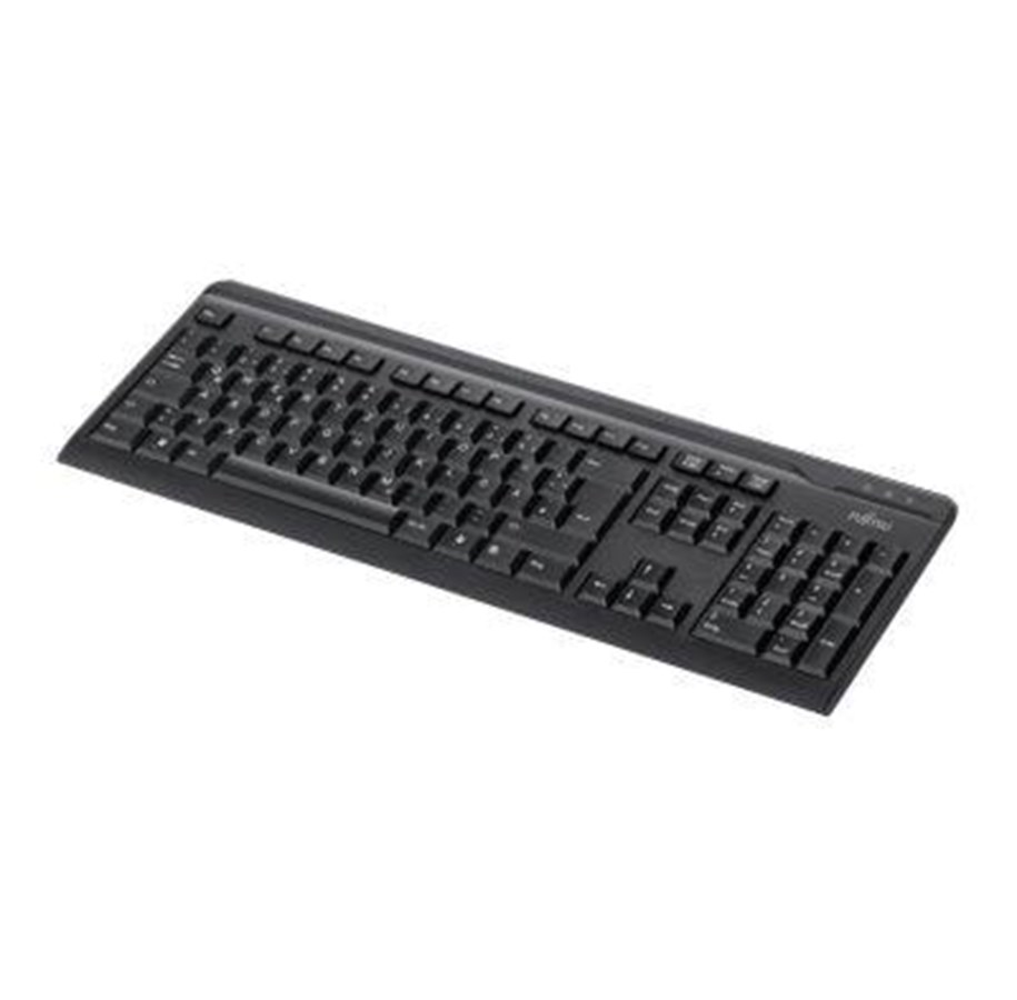 Tastaturen - Fujitsu KB410 - keyboard - Norwegian - black - Tastatur - Norwegisch - Schwarz - S26381-K511-L445
