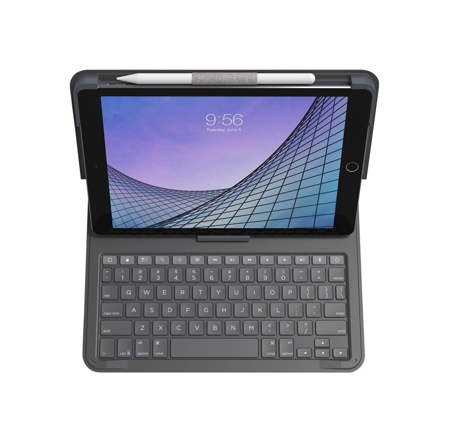 Tastaturen - ZAGG Messenger Folio 2 - Tastatur & Folio-Set - Nordic ISO - Schwarz - 103007177