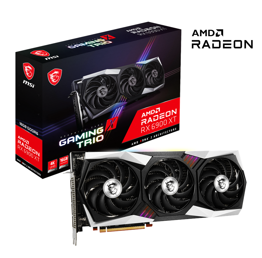 Grafikkarte - MSI Radeon RX 6900 XT GAMING X TRIO - 16GB GDDR6 RAM - Grafikkarte - RX 6900 XT GAMING X TRIO 16G