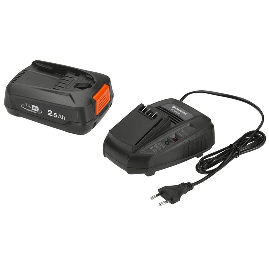 Akkus & Ladegeräte - Gardena Starter-Set P4APBA 18V/45 + AL 1830 CV - 14906-20