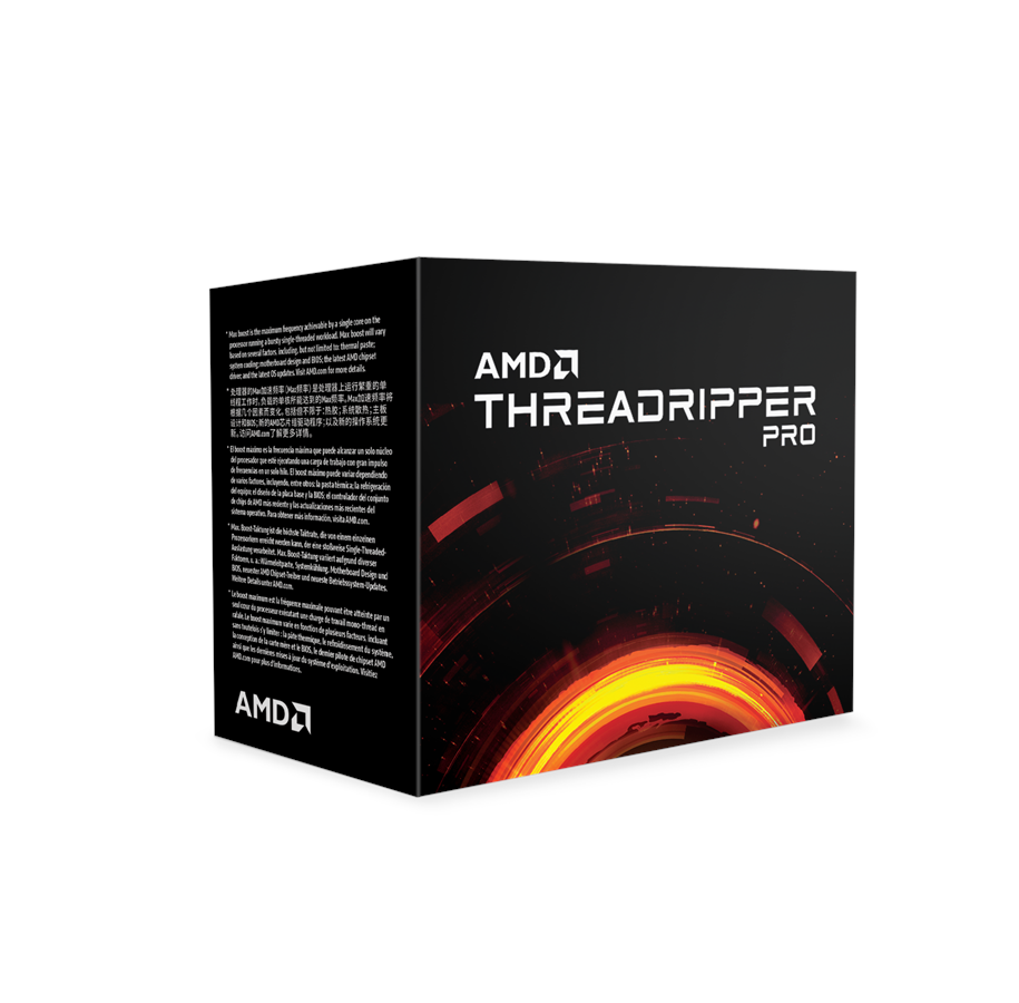 CPU - AMD Ryzen Threadripper PRO 3995WX CPU - 64 Kerne - 2.7 GHz - AMD sWRX8 - AMD Boxed (ohne Kühler) - 100-100000087WOF