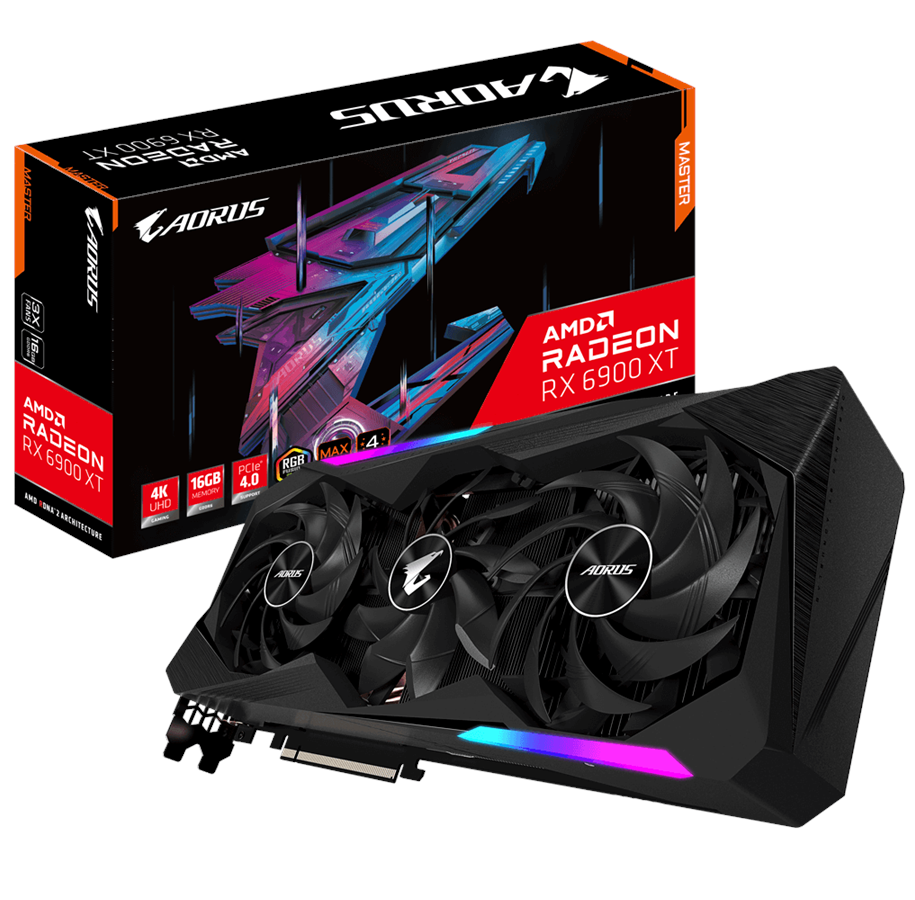 Grafikkarte - GIGABYTE Radeon RX 6900 XT AORUS Master - 16GB GDDR6 RAM - Grafikkarte - GV-R69XTAORUS M-16GD