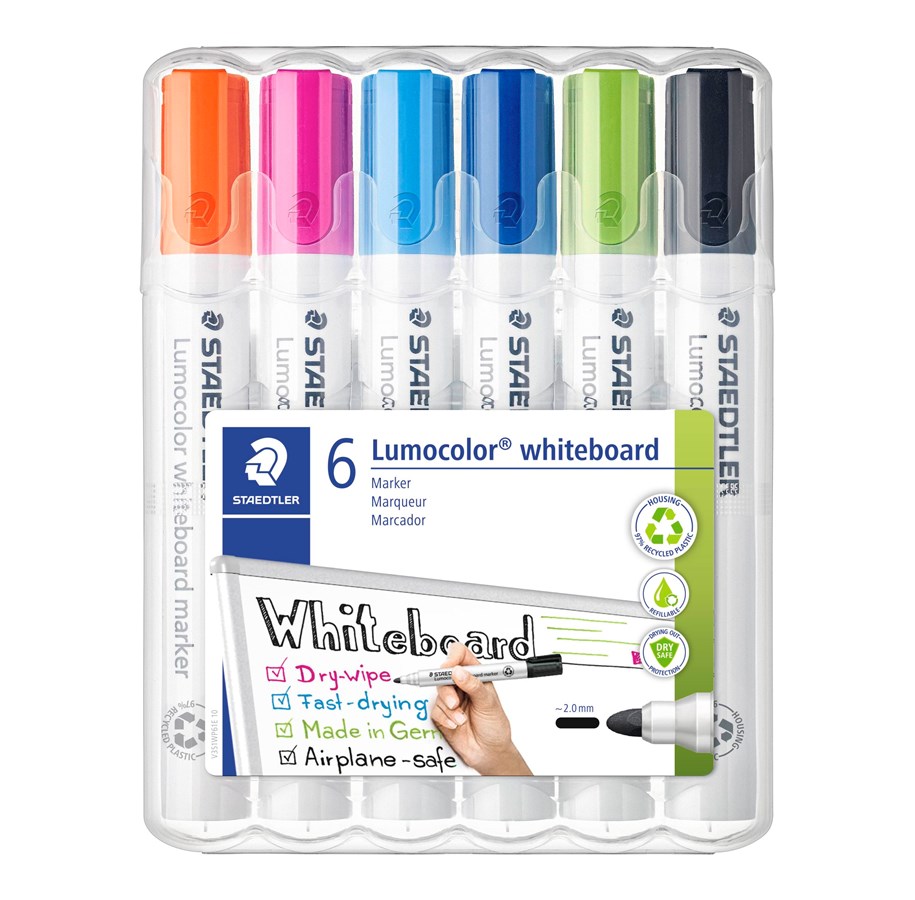 Utensilien zum Schreiben und Zeichnen - Staedtler Whiteboard marker Lumo. 6pcs.box - 351 WP6-1