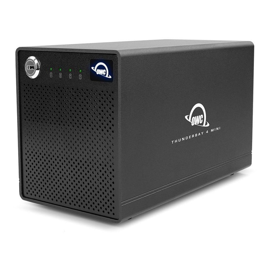 RAID Systeme - OWC ThunderBay 4 mini 4-Drive 2.5 Enclosure Thunderbolt 3 For Mac (w/softraid) - OWCTB3QMSR00GB