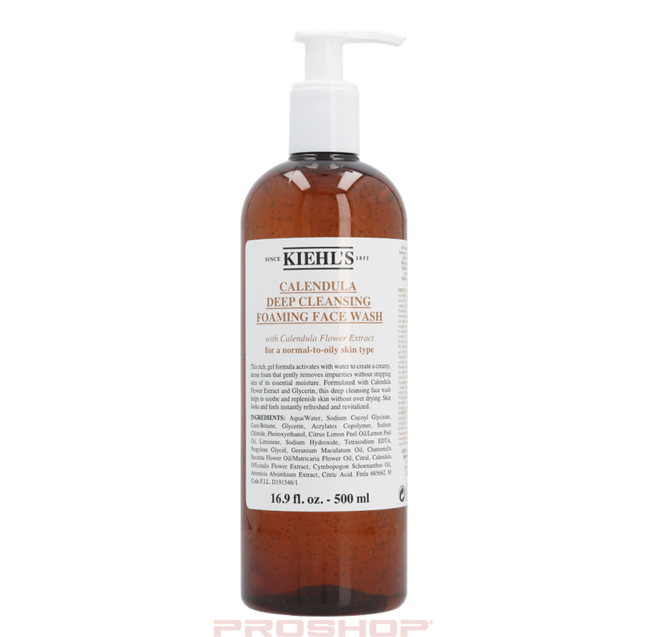 Gesichtspflege - Kiehl's Calendula Deep Cleansing Foaming Face Wash - 500ml - 3605970879730
