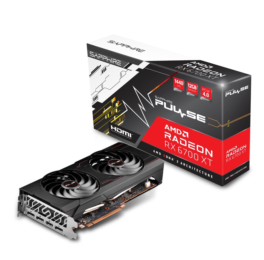 Grafikkarte - Sapphire Radeon RX 6700 XT Pulse - 12GB GDDR6 RAM - Grafikkarte - 11306-02-20G