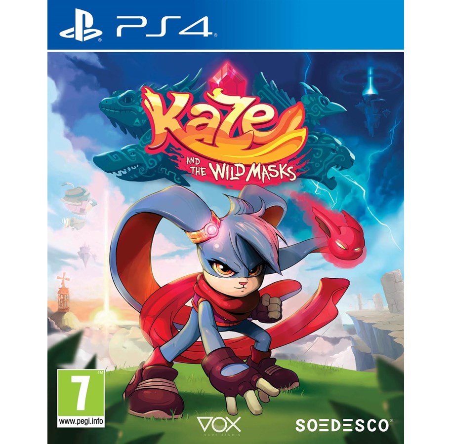 Spiele - Kaze and the Wild Masks - Sony PlayStation 4 - Platformer - PEGI 7 - 8720153839990