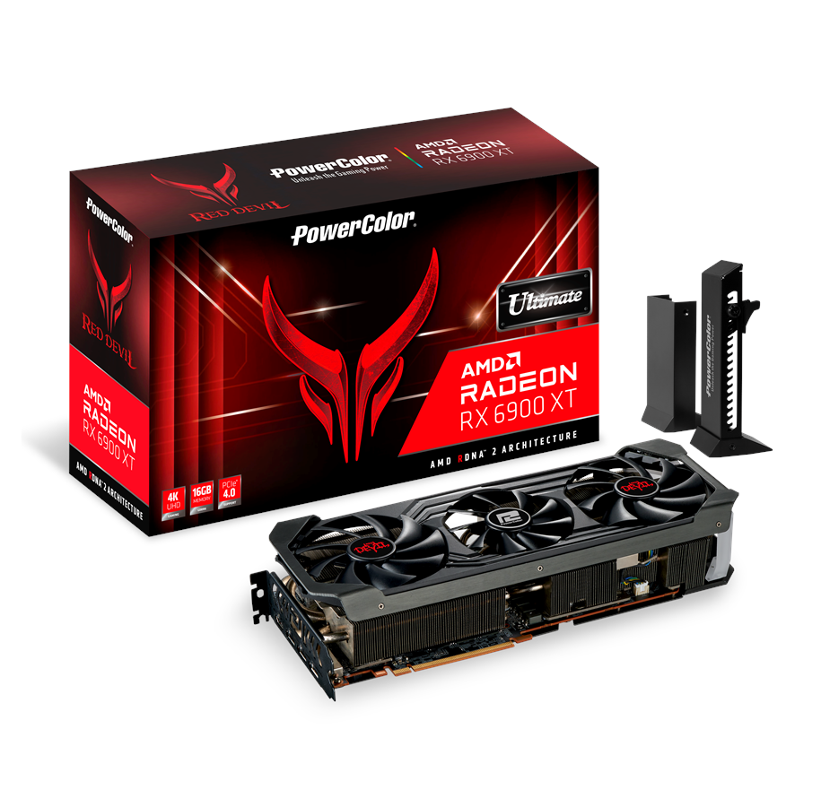Grafikkarte - PowerColor Radeon RX 6900 XT Red Devil - 16GB GDDR6 RAM - Grafikkarte - AXRX 6900XTU 16GBD6-3DHE/OC