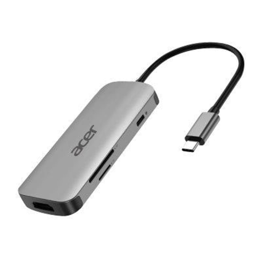 Dockingstationen - Acer 7-in-1 Type-C Docking Station - HP.DSCAB.008