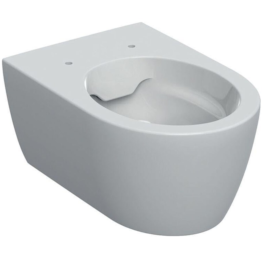 Toiletten, Sitze, Bidets und Ersatzteile - Geberit iCon wall-hung toilet concealed mounting rimfree: t = 53cm white / keratect - 501.661.00.8