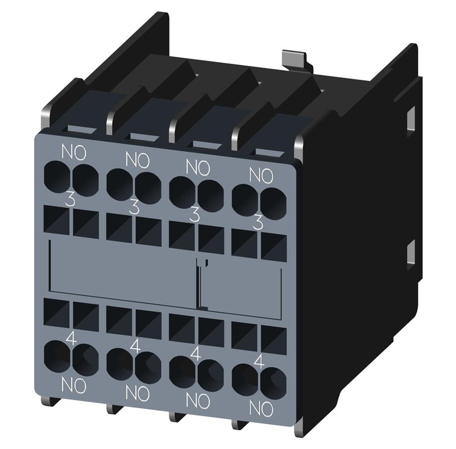 Komponenten für Schaltkästen und Schränke - Siemens Aux. switch block 4no 3rh2911-2fa40 - 3RH2911-2FA40