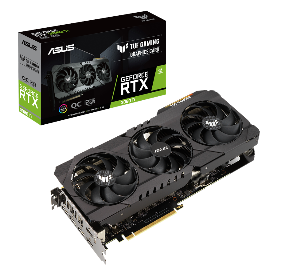 Grafikkarte - ASUS GeForce RTX 3080 Ti OC - 12GB GDDR6X RAM - Grafikkarte - 90YV0GU1-M0NM00