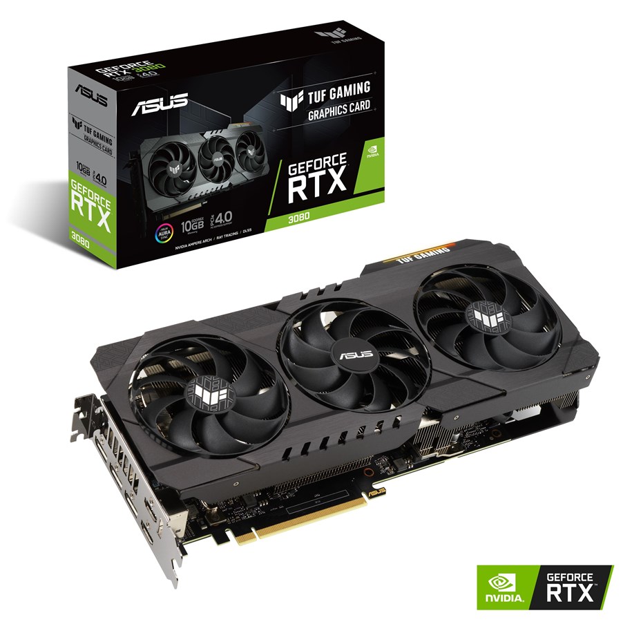 Grafikkarte - ASUS GeForce RTX 3080 TUF V2 LHR - 10GB GDDR6X RAM - Grafikkarte - 90YV0FB5-M0NM00