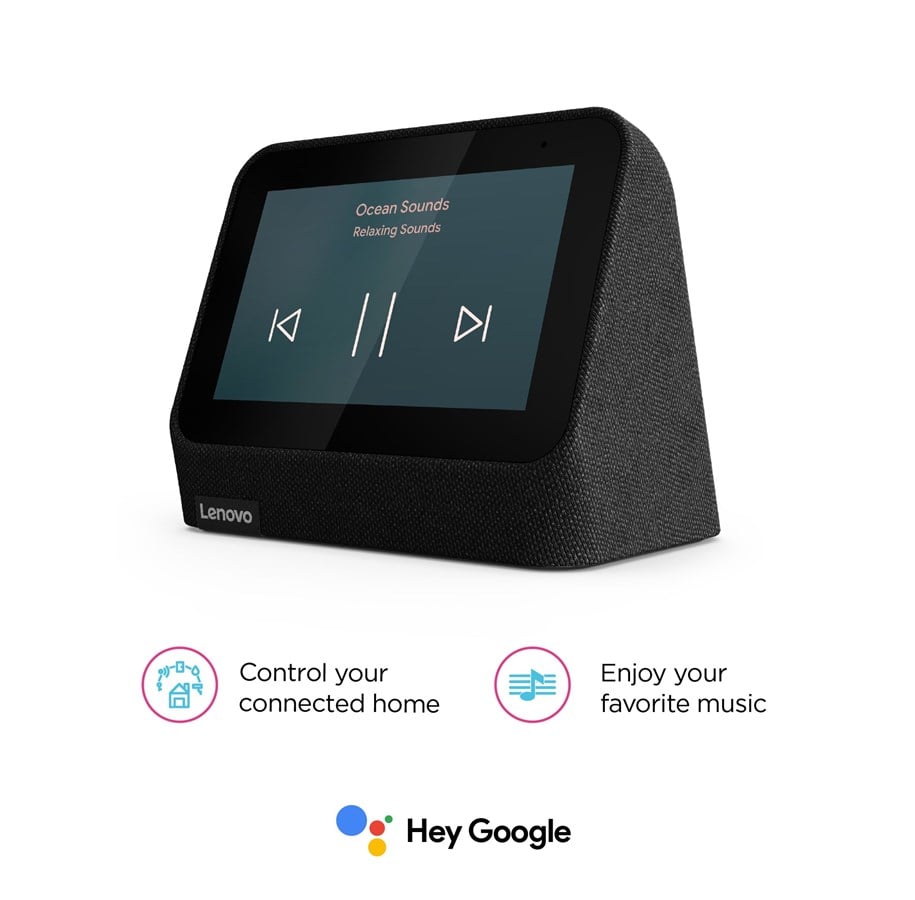 Smart-Home - Lenovo Smart Clock 2 - Black *DEMO* - ZA970034SE