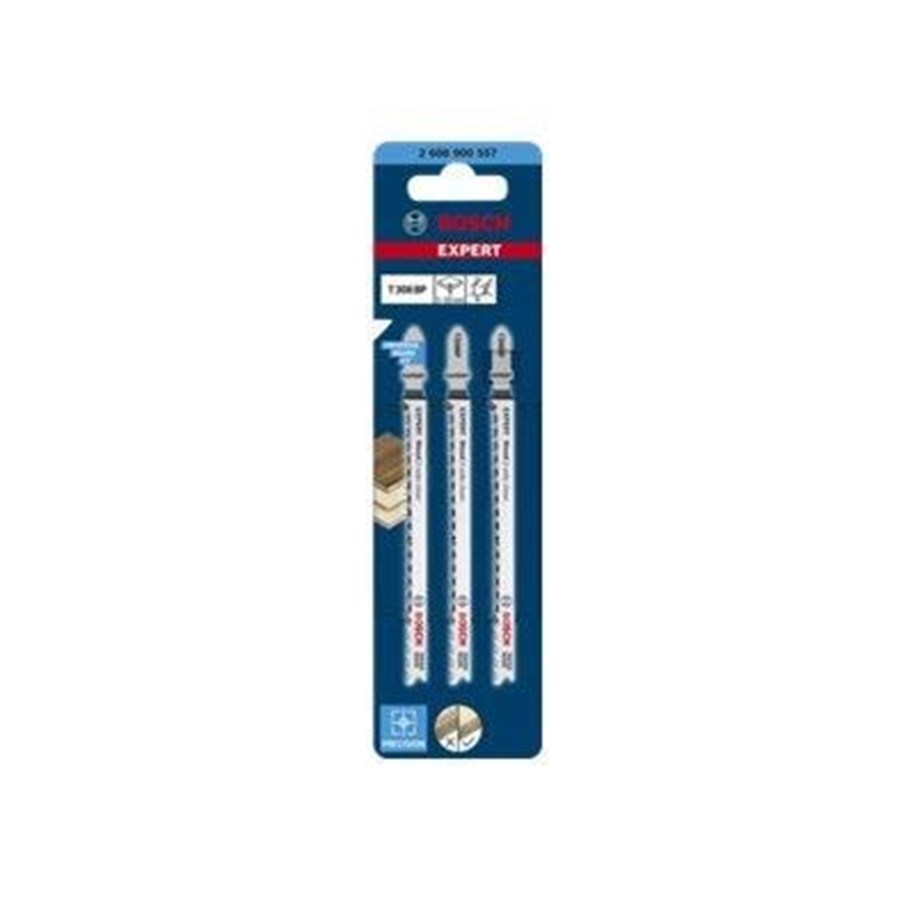 Stichsägen - Bosch STIKSAVKLINGE T308BP WOOD 3 STK - 2608900557