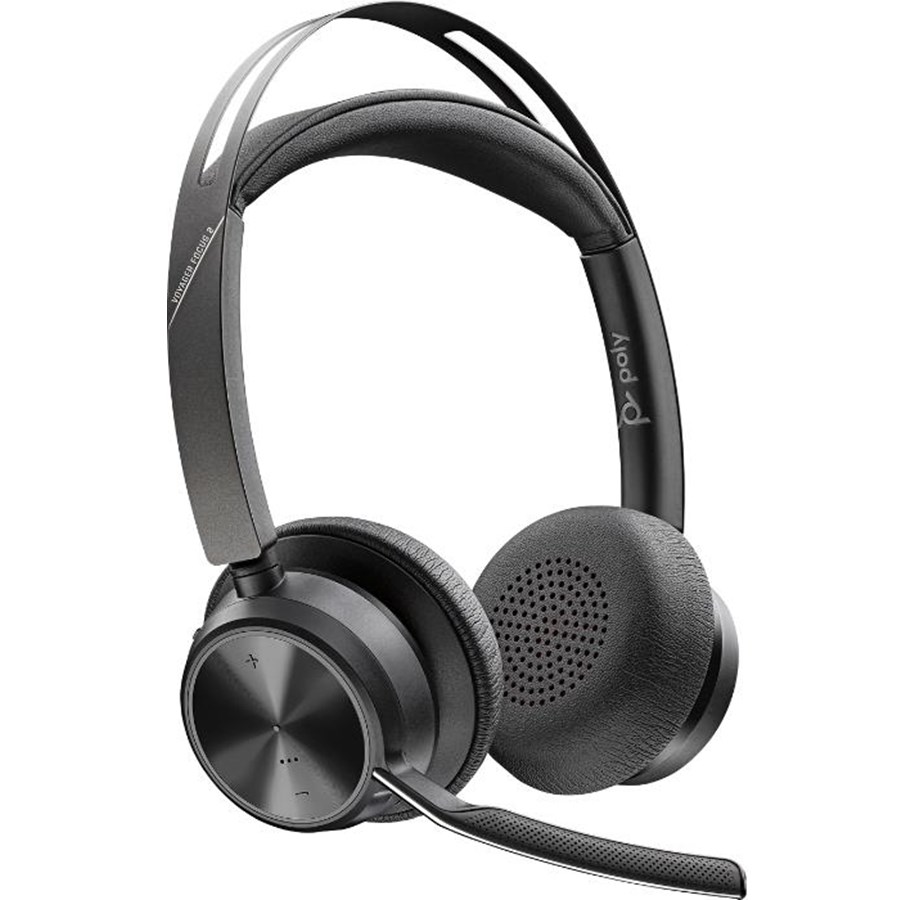 Kopfhörer/Headsets - Poly Voyager Focus 2 UC -  No stand - 213726-02