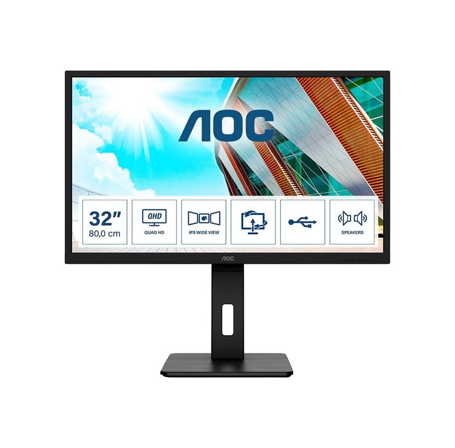Monitor - 31" AOC Q32P2 - 2560x1440 (QHD) - 75Hz - IPS - Q32P2
