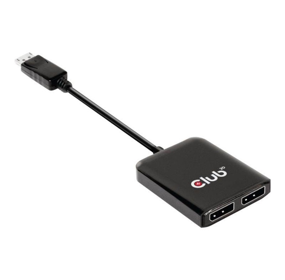 Video Audio Switcher - Club 3D CSV-7200 - video/audio splitter - 2 ports - CSV-7200