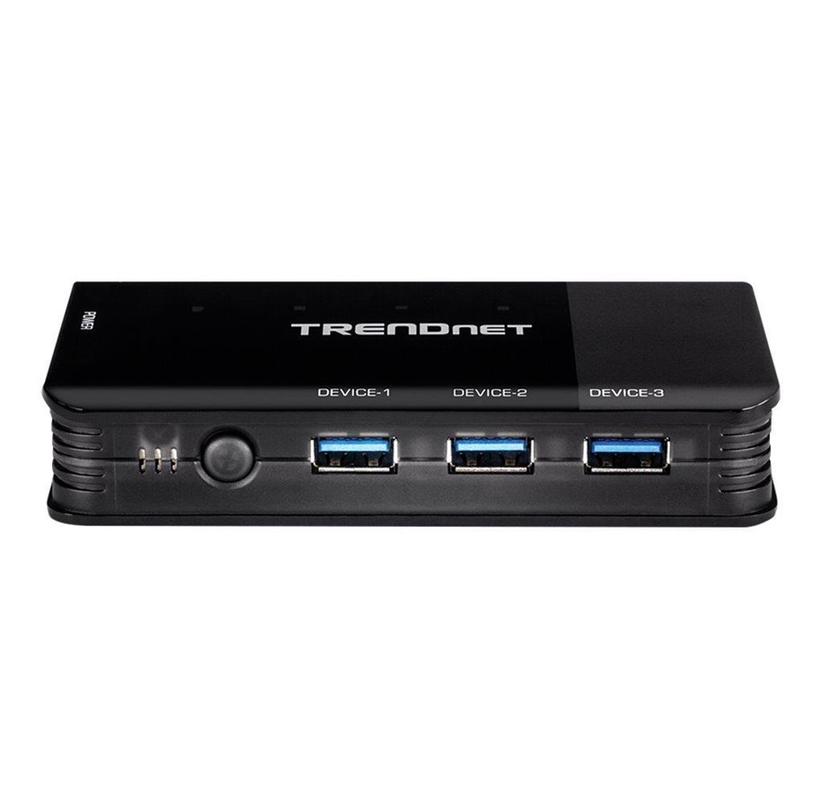 USB-Hubs - TRENDnet TK-U404 - hub - 8 ports USB-Hubs - 8 Anschlüsse - Schwarz - TK-U404