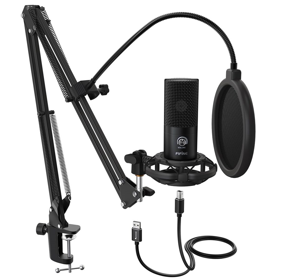 Mikrofone - Fifine x DELE T669 USB Microphone Bundle - T669