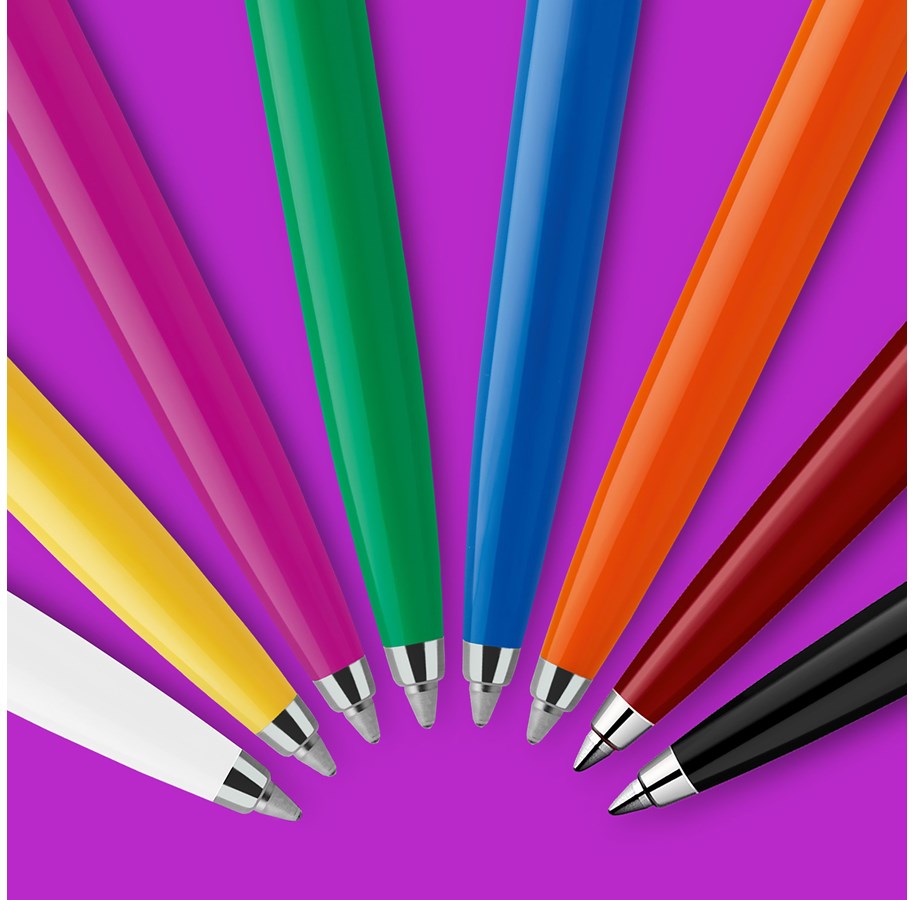 Parker Jotter Originals Kugelschreiber – Klassisches Design, Orange, Feine Spitze, Blaue Tinte