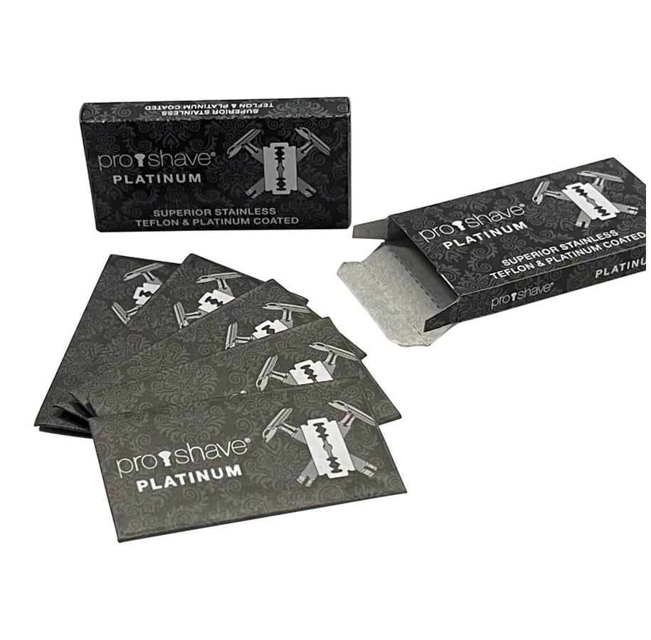 Rasierausstattung - Proshave Platinum DE blades - 10 pcs - PSP10