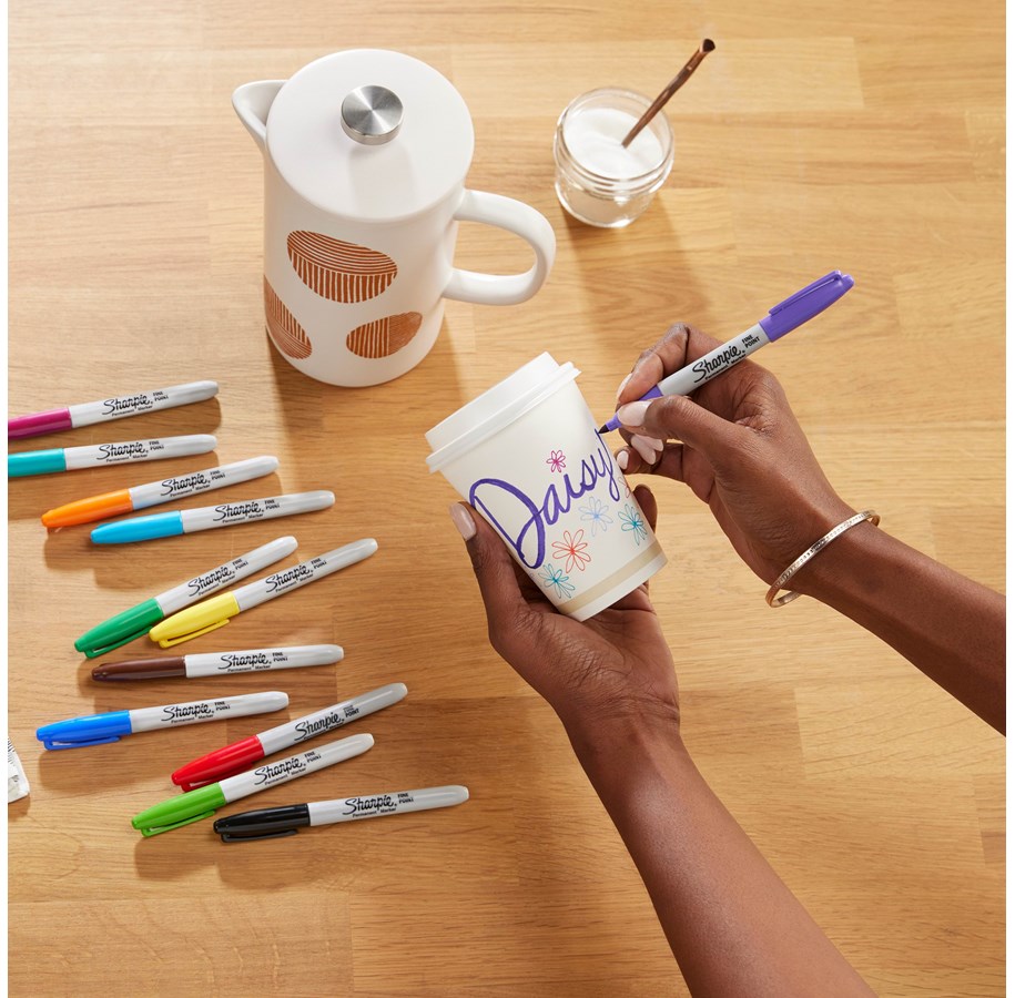 Sharpie Kreative Marker (2er Set) – Acrylmarker Auf Wasserbasis, Kugelförmige Spitze Für Lebendige Farben Auf Papier, Holz, Glas & Mehr