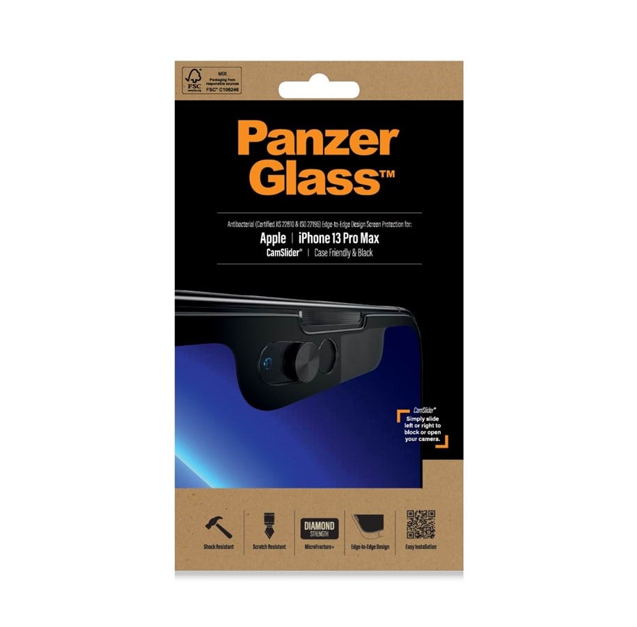 Handys - Schutzfolie - PanzerGlass CamSlider Screen Protector Apple iPhone 13 Pro Max | Edge-to-Edge - PANZER2749
