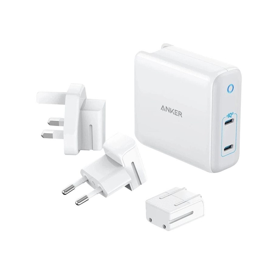 Handys - Adapter und Ladegeräte - Anker PowerPort III Duo 2x USB-C 60W - White - A2629H21