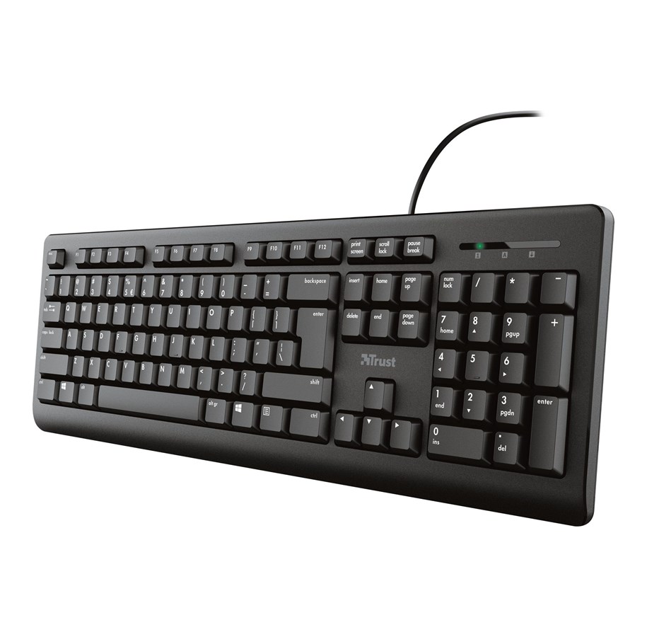 Tastaturen - Trust Primo - Tastatur - Schwarz - 23880
