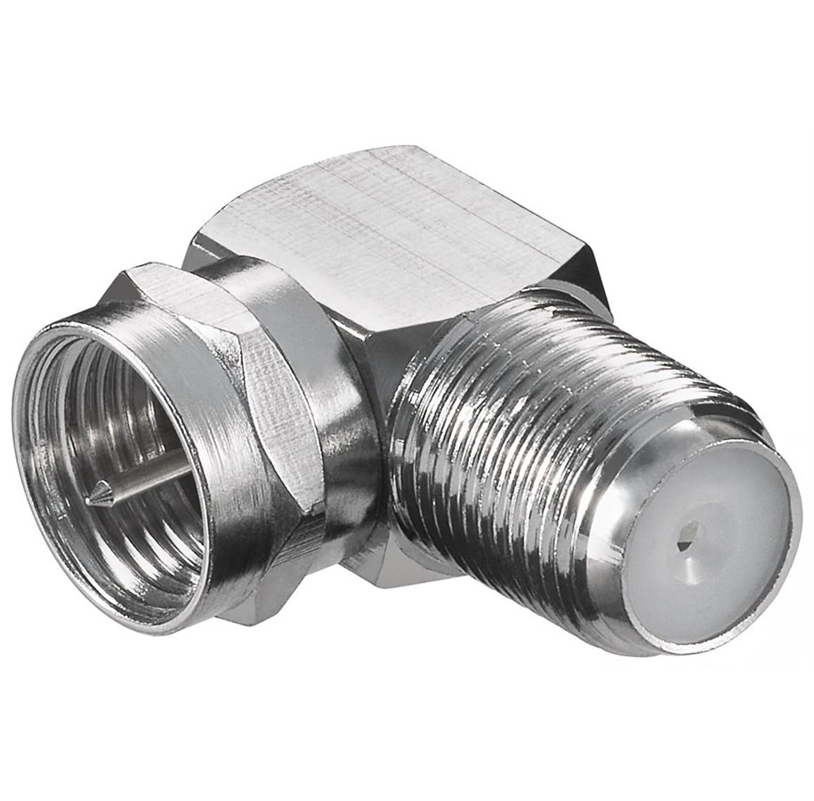 Audio Kabel - Pro Angle adapter: F male > F female 90° - 4040849113901