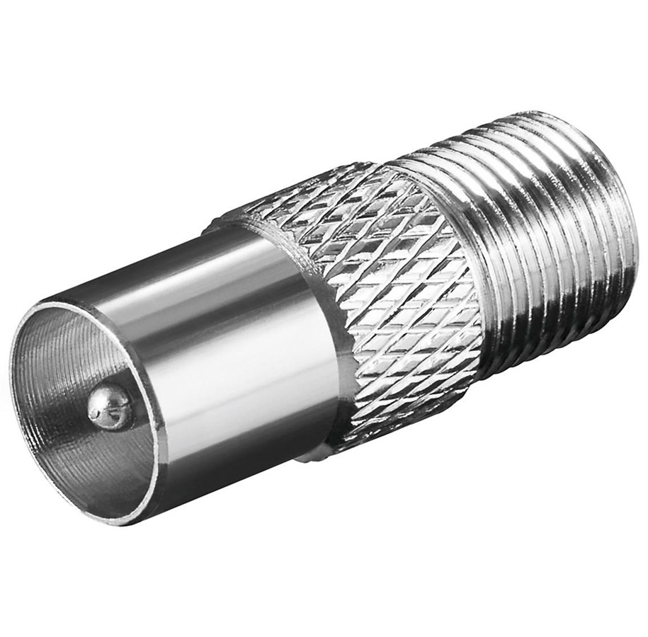 Audio Kabel - Pro F-adapter: F female > Coaxial male - 4040849113956