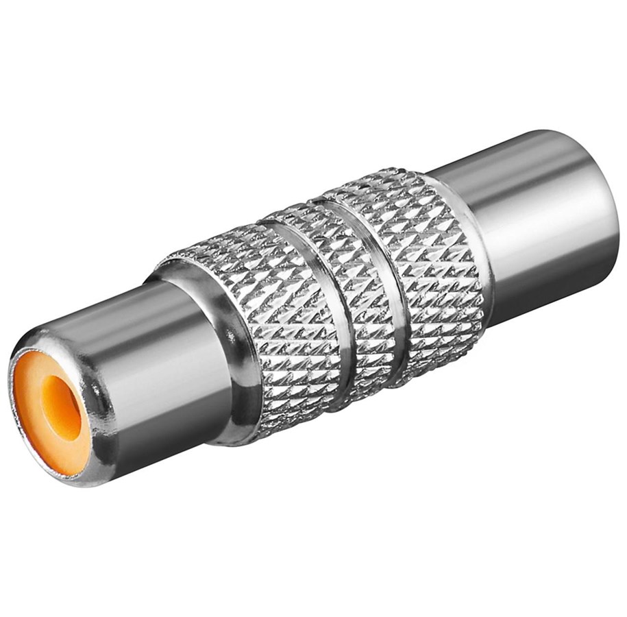 Audio Kabel - Pro RCA adapter female to female metal version - 4040849116148