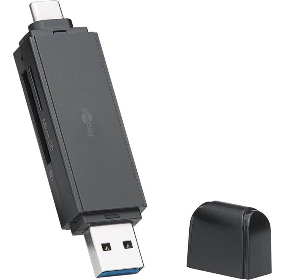Speicherkarten - Goobay USB 3.0 - USB-C™ 2in1 card reader - 4040849582615