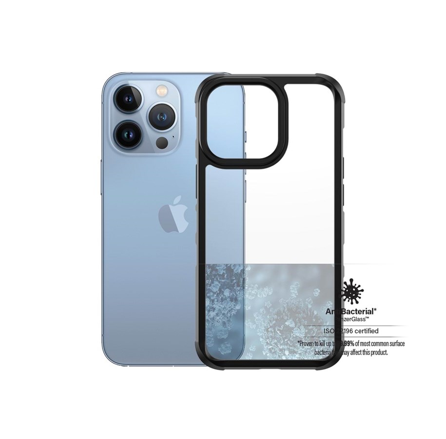Handys - Cover & Cases - PanzerGlass SilverBullet ClearCase Apple iPhone 13 Pro | Black - PANZER0324
