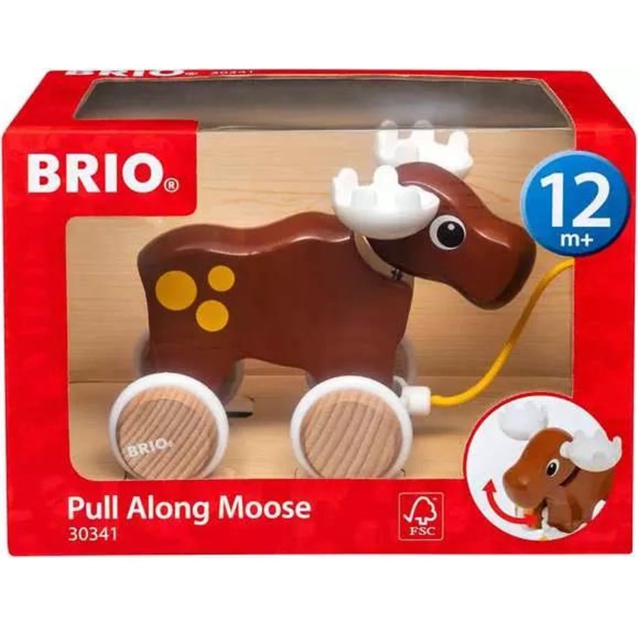 Baby Spielzeug - Brio Pull Along Moose - 30341
