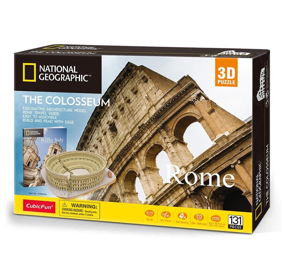Puzzle - Cubic Fun The Colosseum 3D 131 pcs 3D Puzzle - 200976