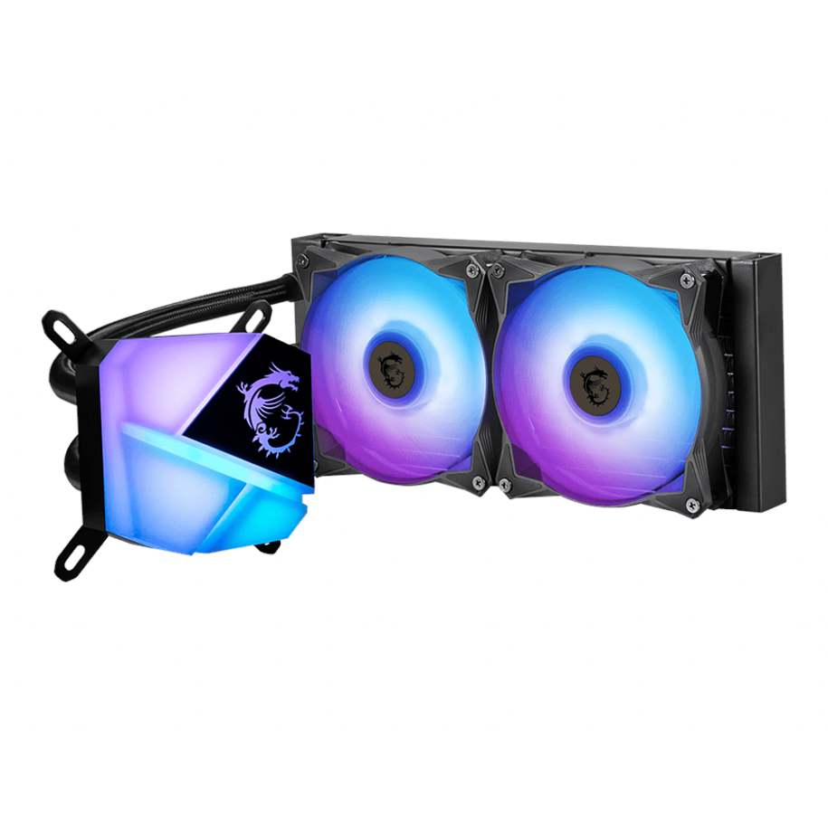 CPU Kühler - MSI MAG CoreLiquid C240 - CPU-Wasserkühlung - Max 34 dBA - 306-7ZW2R11-813
