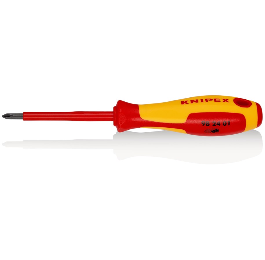 Werkzeuge für elektrische Arbeiten - KNIPEX Schraubendreher für Kreuzschlitzschrauben, Phillips® - 98 24 01