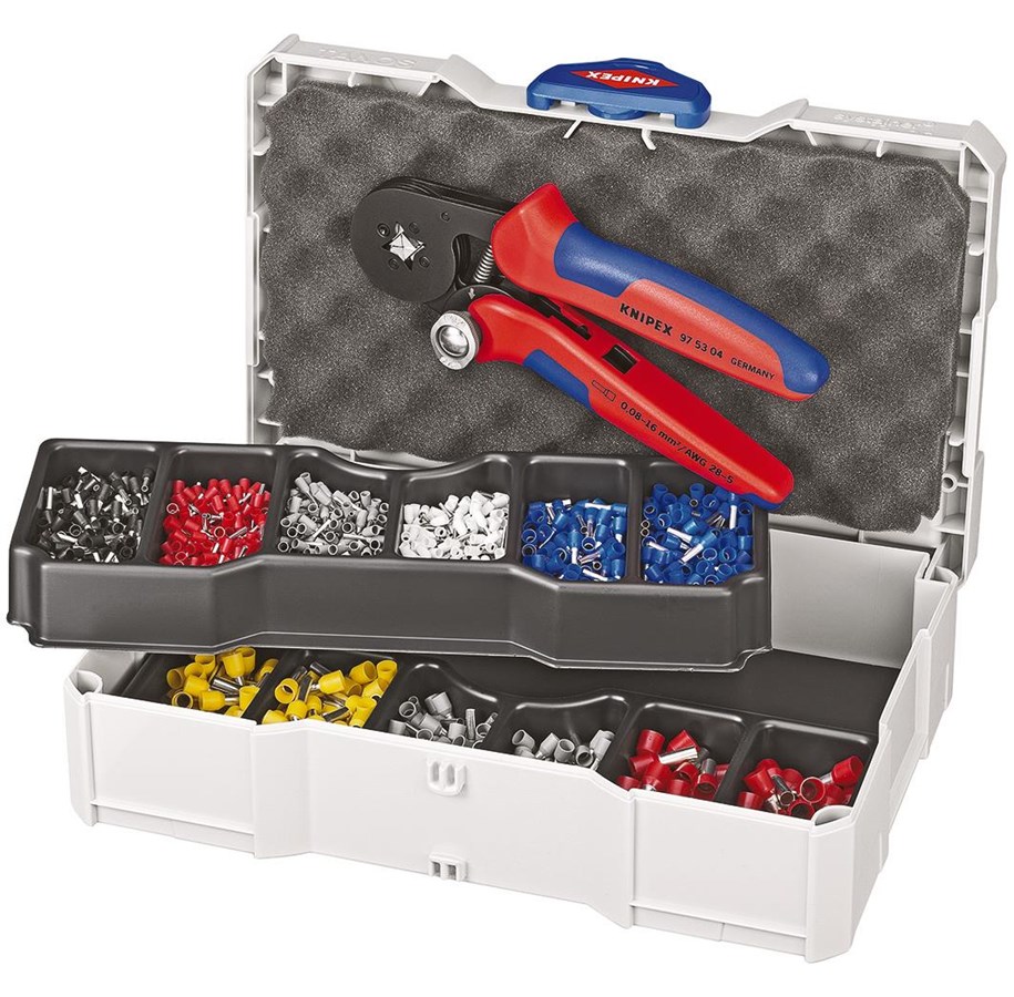 Haus & Garten - KNIPEX Crimp-Sortimente, für Aderendhülsen mit Kunststoffkragen - 97 90 09