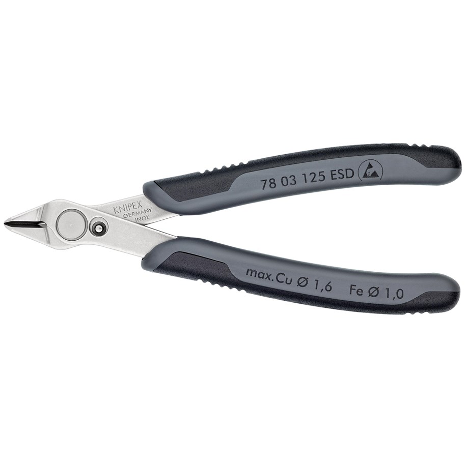 Handwerkzeuge  - KNIPEX Electronic Super Knips® ESD - 78 03 125 ESDSB