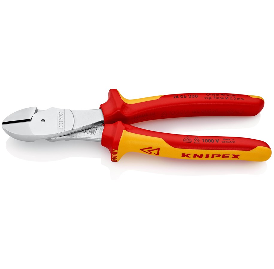 Handwerkzeuge  - KNIPEX Kraft-Seitenschneider - 74 06 200 SB