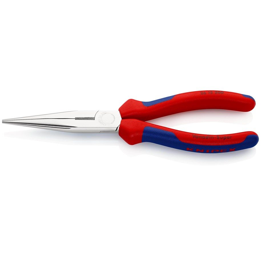 Handwerkzeuge  - KNIPEX Flachrundzangen mit Schneide, (Storchschnabelzangen) - 26 15 200 SB