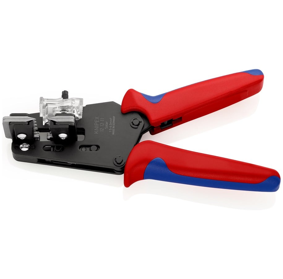 Netzwerkzubehör - KNIPEX Präzisions-Abisolierzangen, mit Formmessern - 12 12 11